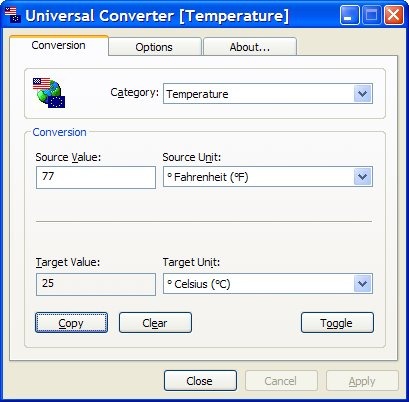 Universal Converter Screenshot